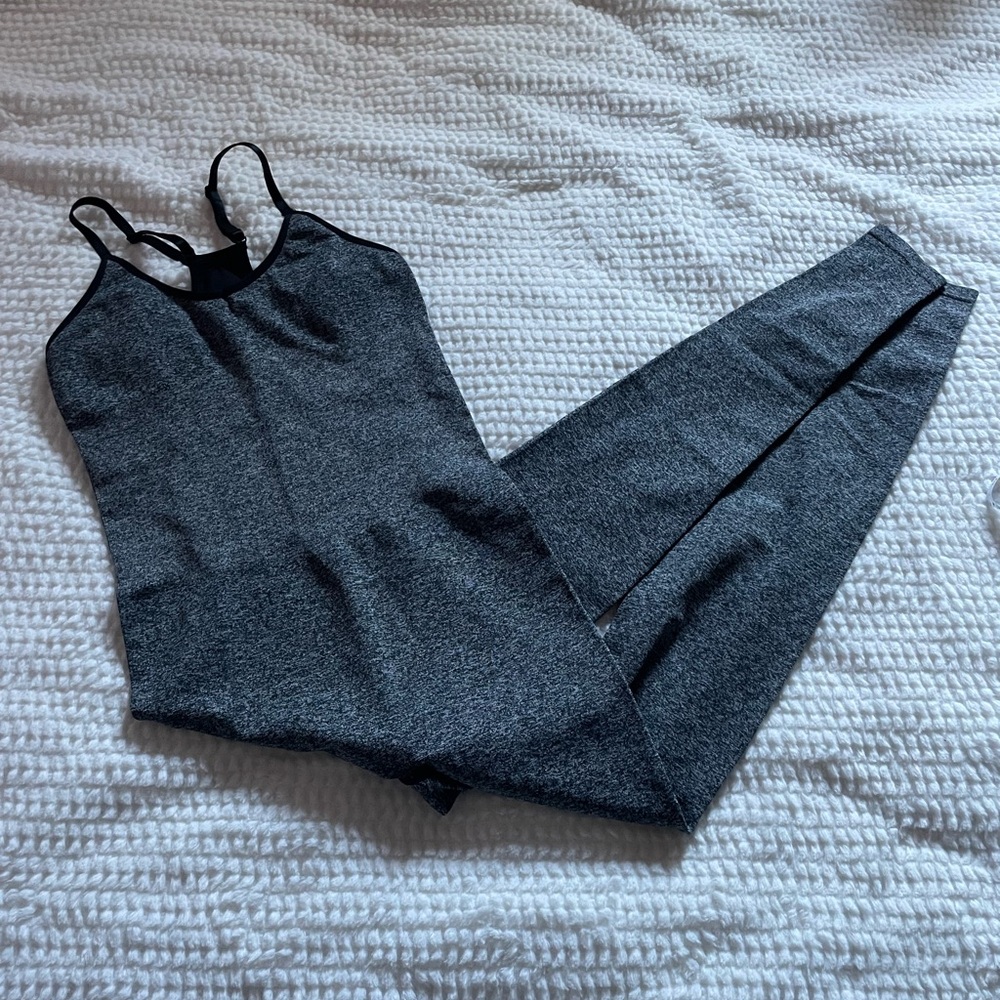 PINK | Women’s Seamless Workout Onesie in Pure Black Marl | NWOT - Picture 6 of 14